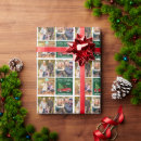 Search for farmhouse wrapping paper Red and green