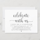 Search for celebrate with us wedding invitations Elopement