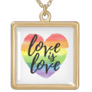 Search for gay pride necklaces Love is love