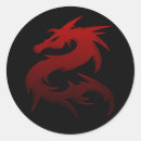 Search for chinese dragon stickers Red
