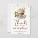Search for a latte thank you cards Coffee