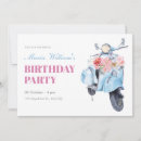 Search for scooter birthday invitations Motorcycle