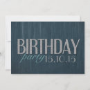 Search for denim birthday invitations Adult