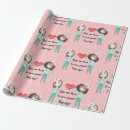 Search for nurse wrapping paper Hearts