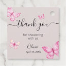 Search for butterfly favor tags Thank you tag