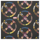 Search for geometric circle patterns fabric Marvel comics