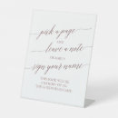Search for guest signing board Bride