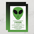 Search for alien birthday invitations Modern