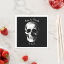 Search for halloween wedding napkins Skeleton
