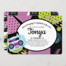 Search for 80s 90s invitations Cassette