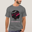 Search for doctorate degree tshirts Black