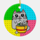 Search for ramen noodles ornaments Cat