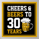 Search for funny 30th birthday posters party signs 30 years old