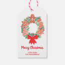 Search for christmas tree gift tags Floral