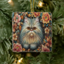 Search for persian cat ornaments Floral