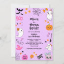 Search for spirit birthday invitations Trick or treat