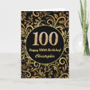 Search for black woman birthday cards Black and gold