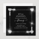 Search for diamond wedding anniversary invitations Black