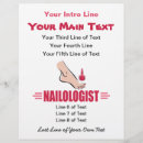 Search for nail technician flyers Pink