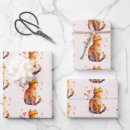 Search for orange tabby cat wrapping paper Watercolor