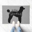 Search for poodle doormats Dog