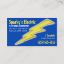 Search for electrician business cards Construction