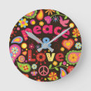Search for 1960s clocks Hippie