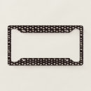 Search for classy license plate frames Girly