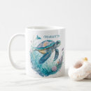 Search for sea turtle mugs Watercolor