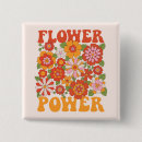 Search for 1960s buttons Flower power