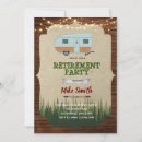 Search for camping in retirement invitations Party