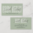 Search for brow business cards Salon