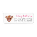 Search for cow return address labels Baby shower