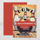Search for bowling alley birthday invitations Kids birthday party