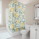 Search for yellow and gray shower curtains Vintage