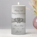 Search for anniversary candles Silver