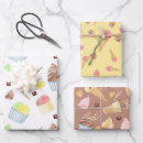 Search for ice cream cone wrapping paper White