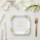 Search for classic wedding plates Sophisticated