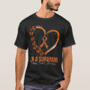 Search for kidney cancer tshirts Orange