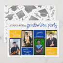 Search for royal blue graduation invitations Black