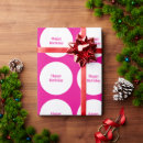 Search for bright colors wrapping paper Happy birthday