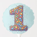 Search for number balloons Blue