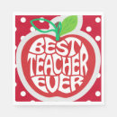 Search for teacher appreciation napkins Apple