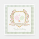 Search for pink gingham napkins Green