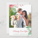 Search for our first christmas holiday wedding announcement cards merrily ever after