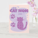 Search for cat mothers day cards Purple