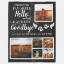 Search for in loving memory blankets Pet loss