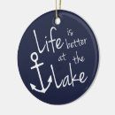 Search for lake life ornaments Boat