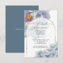 Search for steel blue wedding invitations Watercolor