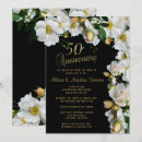 Search for flower 50th anniversary invitations Rose